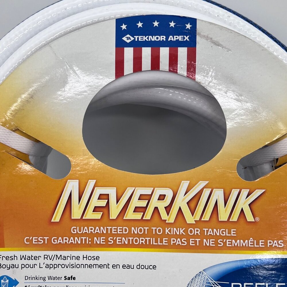 NeverKink 25' RV Marine Water Hose 5/8" Dia. FDA Lead Safe Anti-Kink Technology - Picture 4 of 10